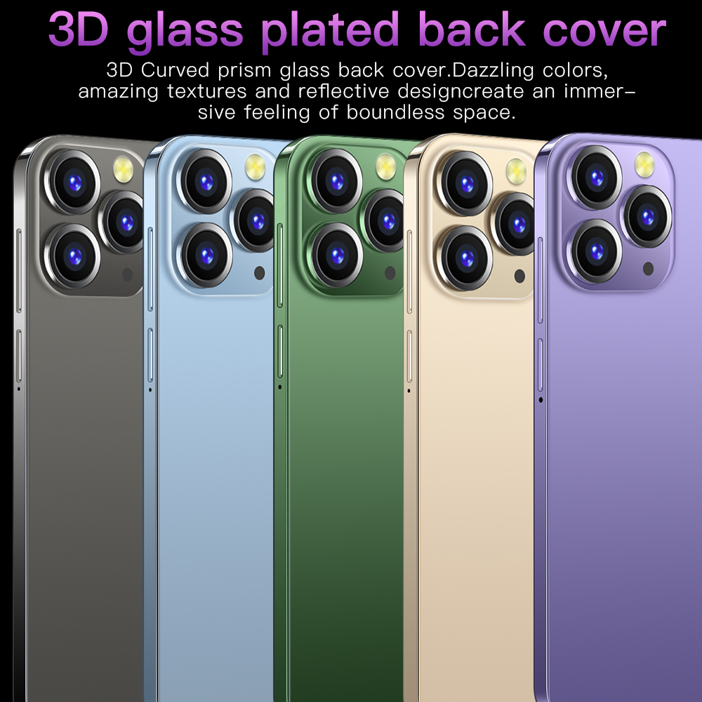 Novo i14 pro max smartphone 6.8 Polegada android12 telefone 7800mah 16 + 1tb telefones celulares câmera desbloquear telefones celulares 5g handys