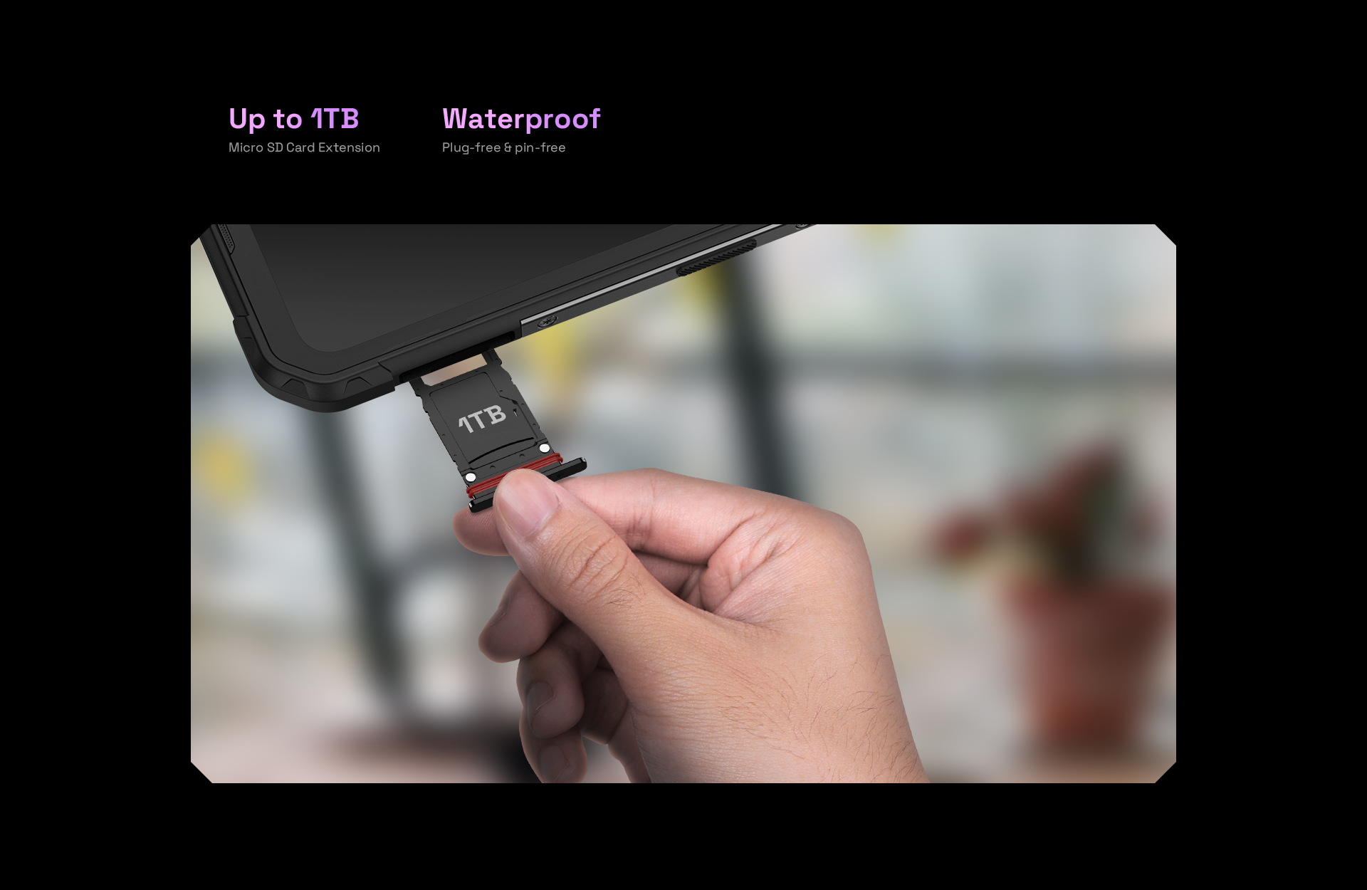 Iiif150 air1 ultra áspero visão noturna smartphone 6.8