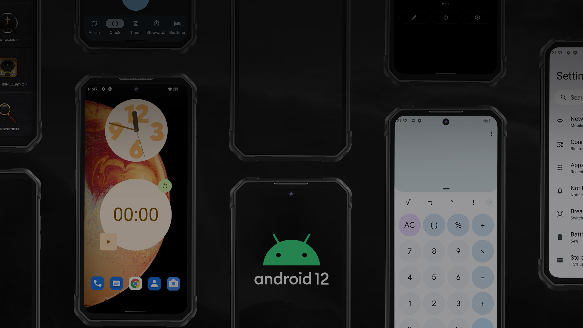 Iiif150 air1 ultra áspero visão noturna smartphone 6.8