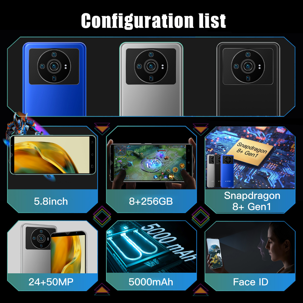 Versão global m12 ultra 5g smartphone