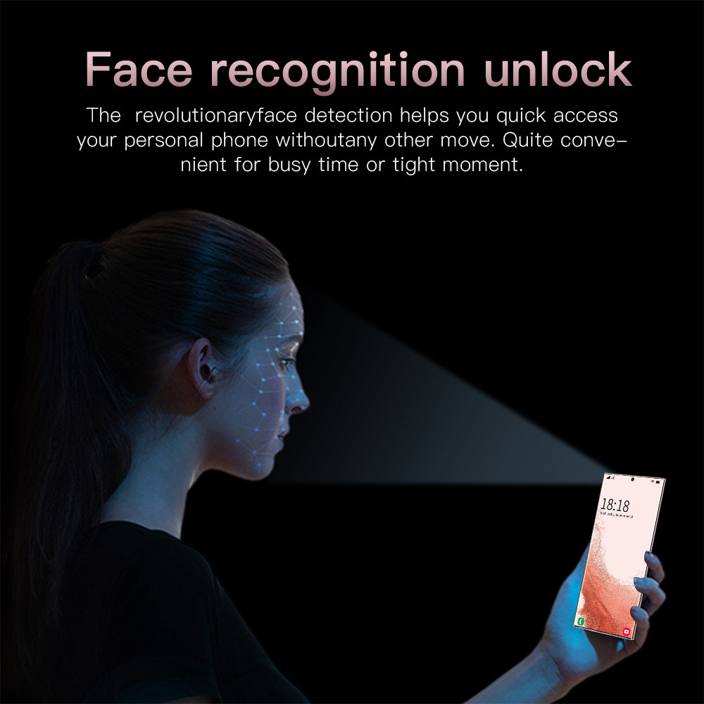 2023 versão global s22 ultra smartphone 6.8 Polegada hd 16gb