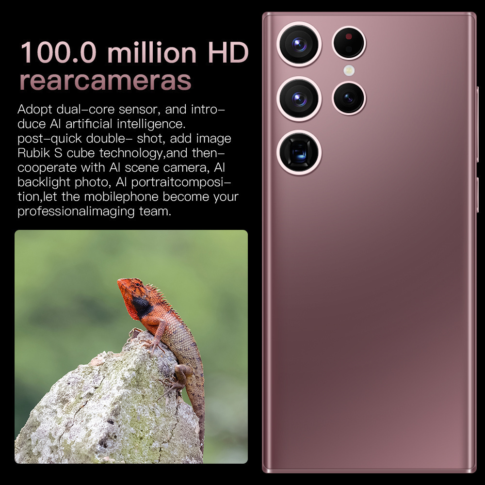 2023 versão global s22 ultra smartphone 6.8 Polegada hd 16gb