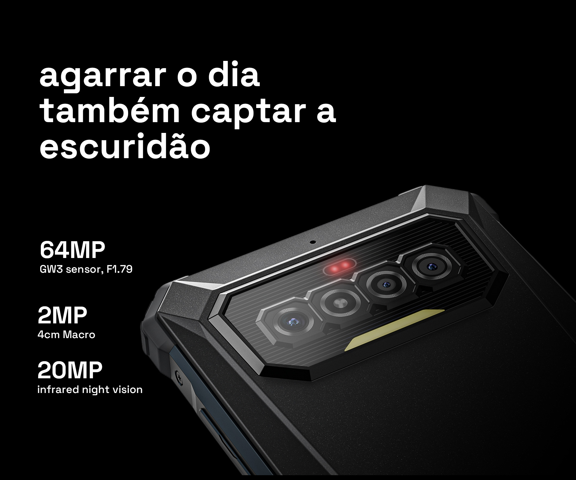 IIIF150 r2022 versão global áspero telefone 64mp + 20mp