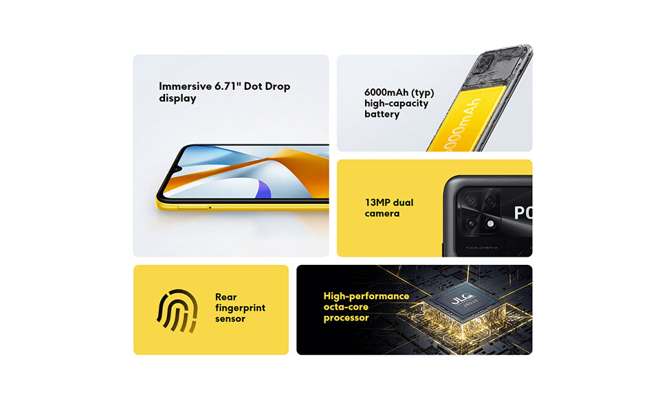 Poco c40 nova versão global 32gb/64gb