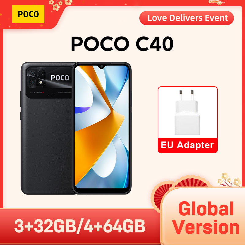 Poco c40 nova versão global 32gb/64gb