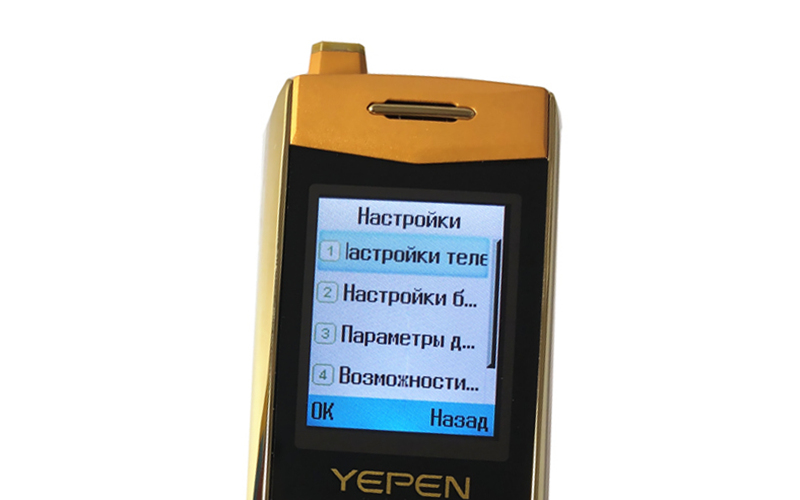 Luxo retro duplo sim telefone celular bluetooth