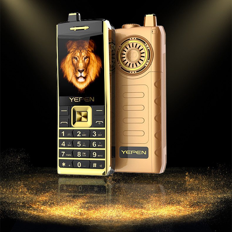 Luxo retro duplo sim telefone celular bluetooth