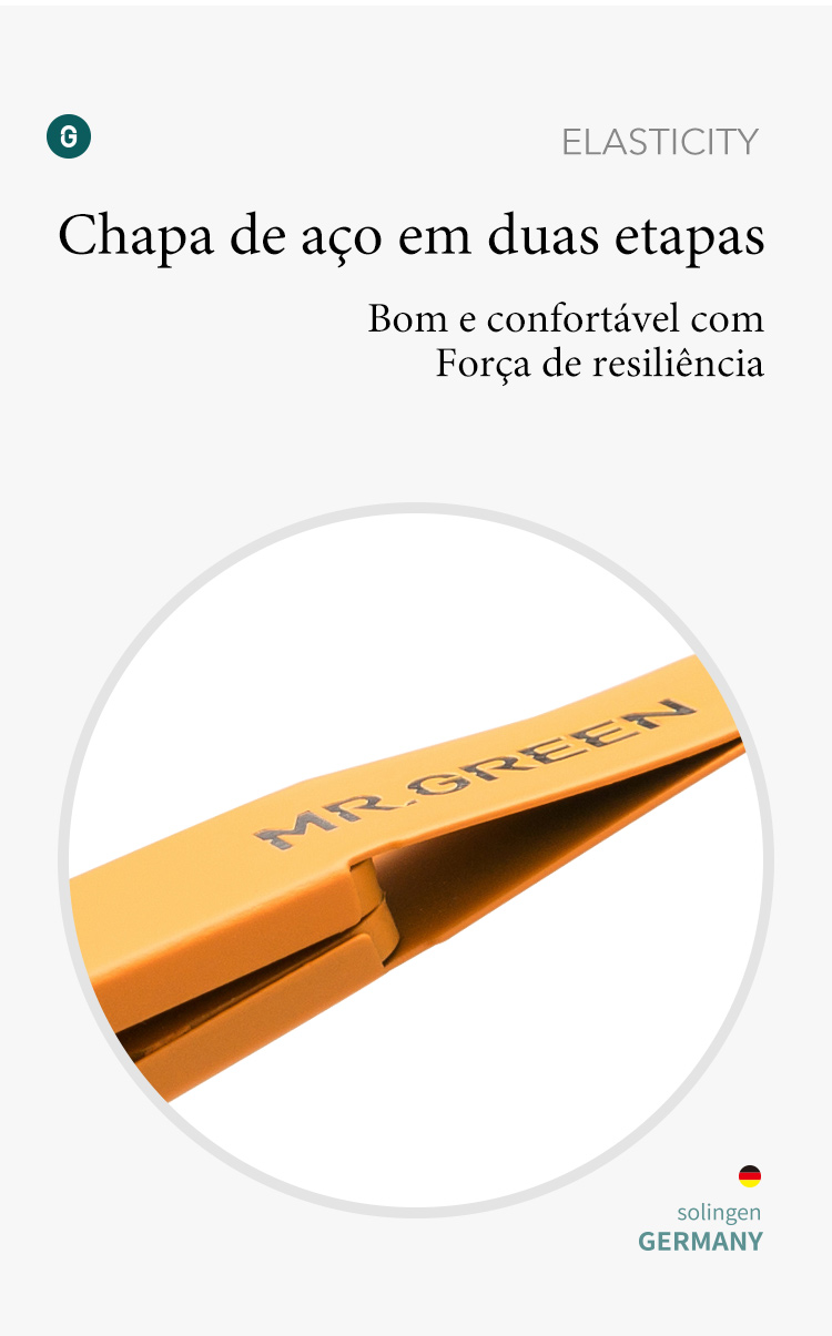 Sr. pinça de sobrancelha verde cabelo