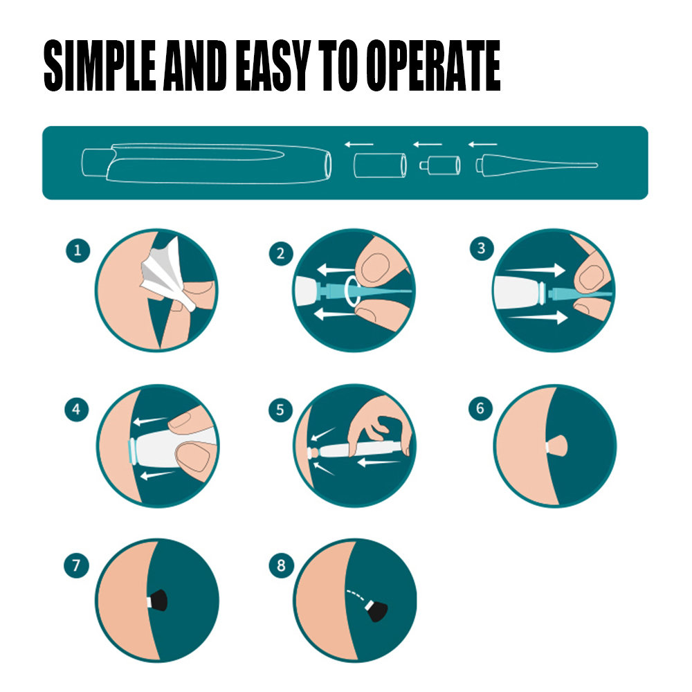 Lescolton auto removedor de tag de pele 3 em 1 kit