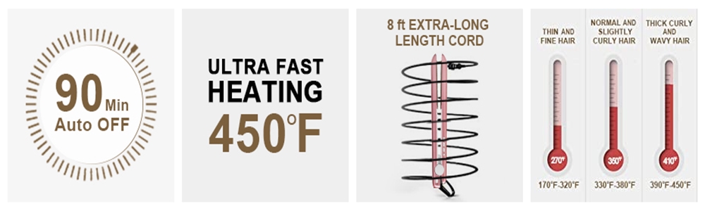 Kipozi ferro liso cabelo profissional