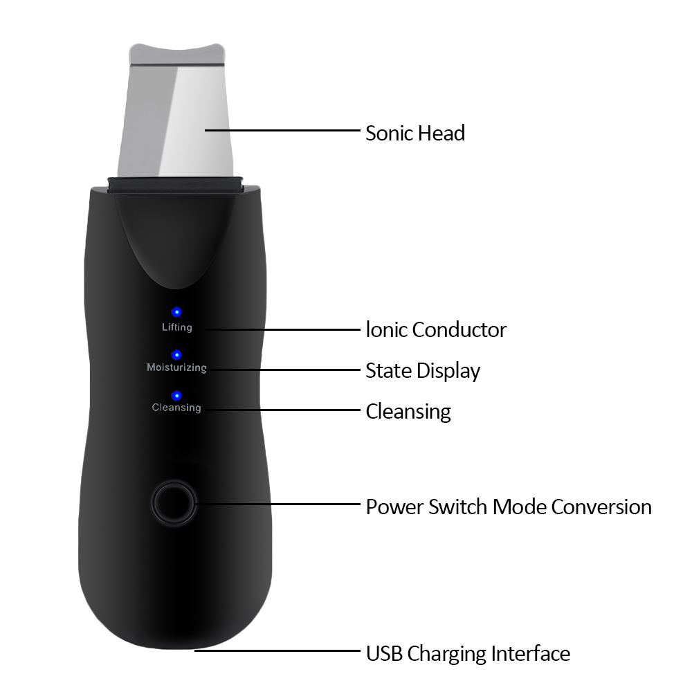 Purificador ultra-sônico da pele Purificador ultra-sônico da pele