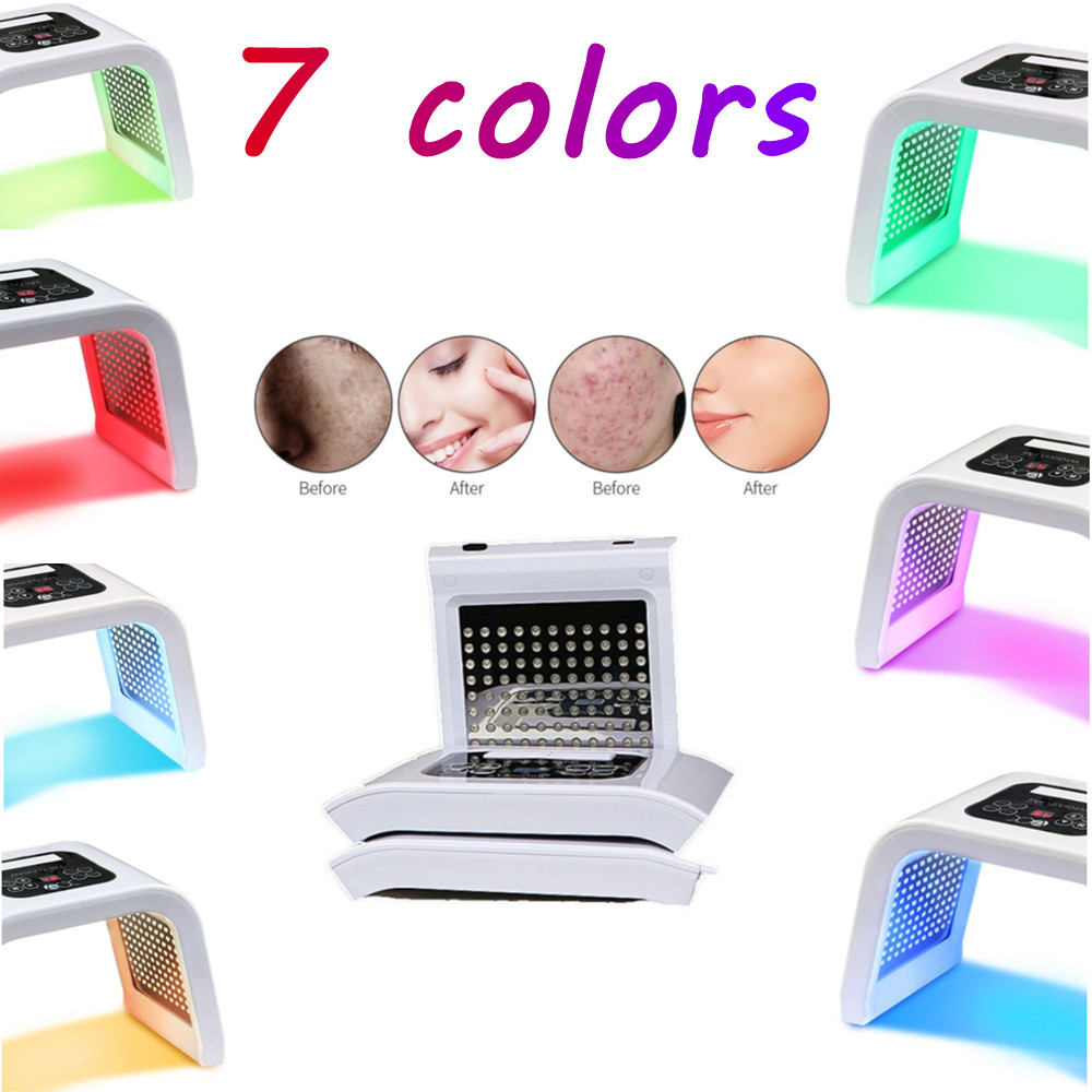 Venda direta 7 cores pdt led terapia fotodinâmica