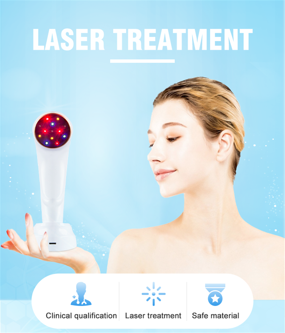 Terapia de luz para alívio da dor no laser