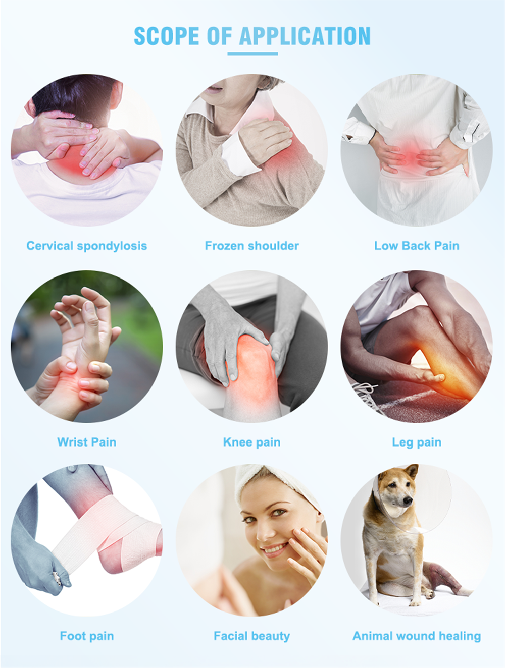 Terapia de luz para alívio da dor no laser Terapia de luz para alívio da dor no laser