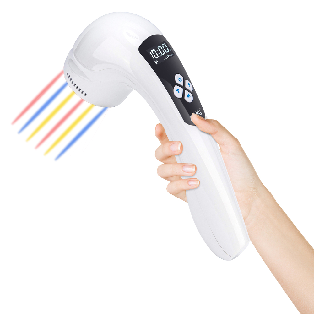 Terapia de luz para alívio da dor no laser