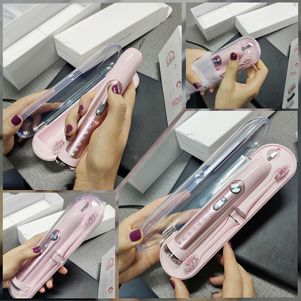 SUBORT Super Sonic Escovas de Dentes Elétricas SUBORT Super Sonic Escovas de Dentes Elétricas