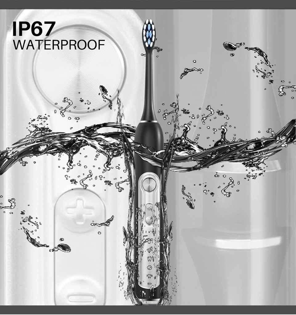 SUBORT Super Sonic Escovas de Dentes Elétricas SUBORT Super Sonic Escovas de Dentes Elétricas