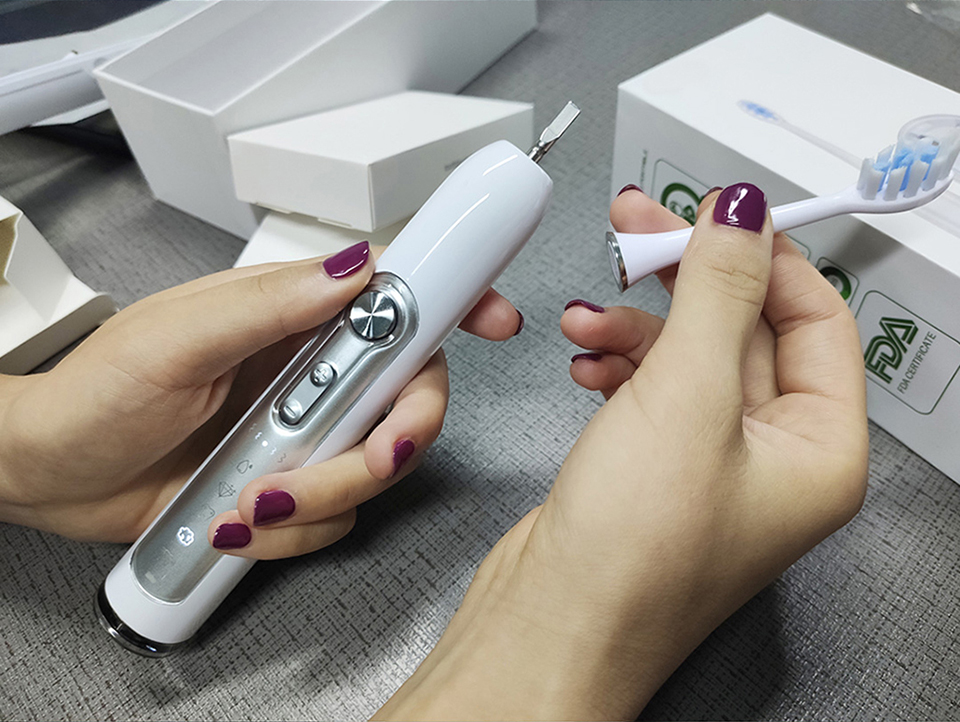 SUBORT Super Sonic Escovas de Dentes Elétricas SUBORT Super Sonic Escovas de Dentes Elétricas