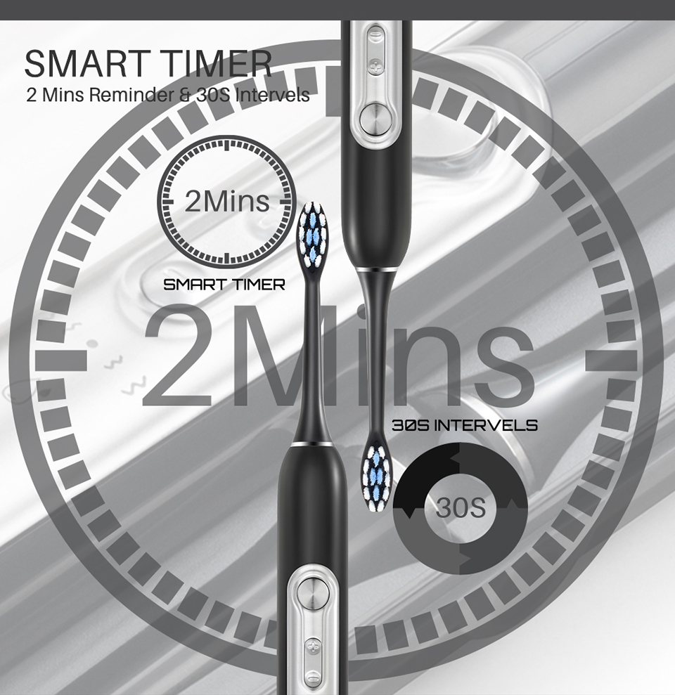 SUBORT Super Sonic Escovas de Dentes Elétricas SUBORT Super Sonic Escovas de Dentes Elétricas