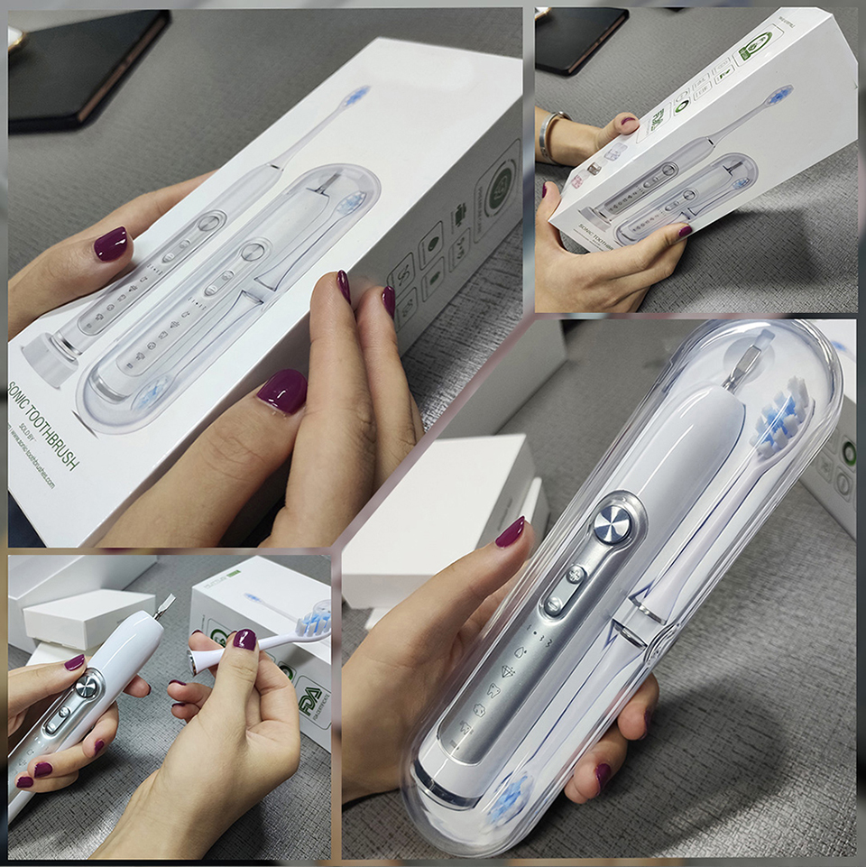 SUBORT Super Sonic Escovas de Dentes Elétricas SUBORT Super Sonic Escovas de Dentes Elétricas