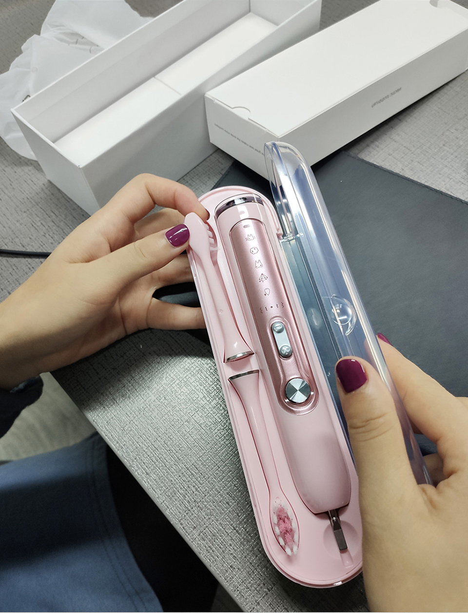 SUBORT Super Sonic Escovas de Dentes Elétricas SUBORT Super Sonic Escovas de Dentes Elétricas