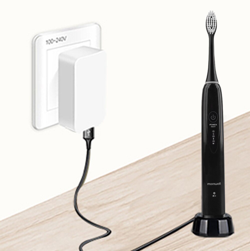Mornwell-escova de dentes elétrica sônica d02b