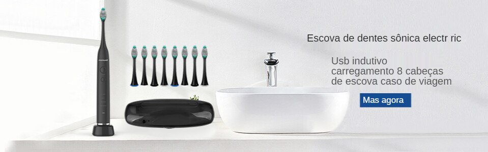 Mornwell-escova de dentes elétrica sônica d02b