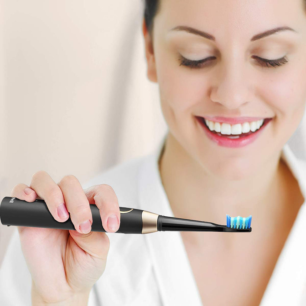 Fairywill sonic escova de dentes elétrica 5 modos