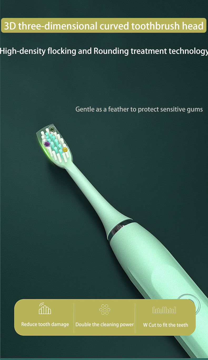 Sonic escova de dentes elétrica para adultos Sonic escova de dentes elétrica para adultos