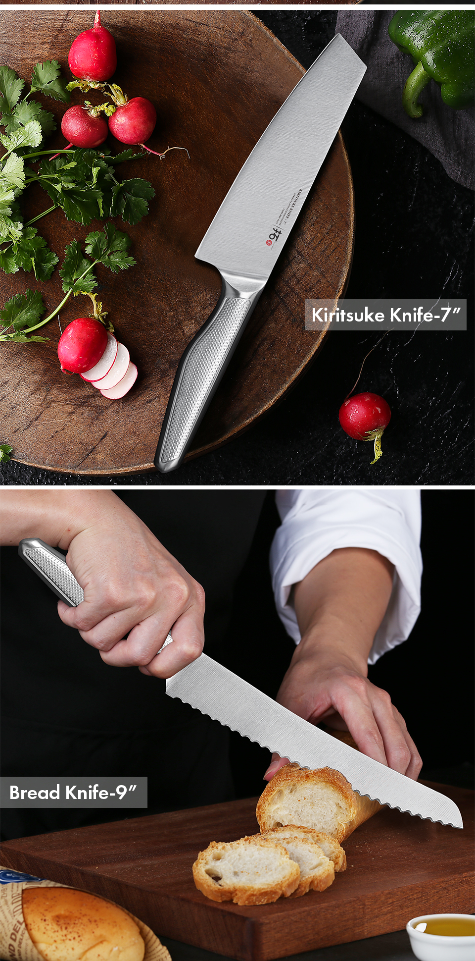 Turwho chef faca 1 peça facas de cozinha alemão 1.4116 aço inoxidável japonês kiritsuke santoku cutelo faca de corte