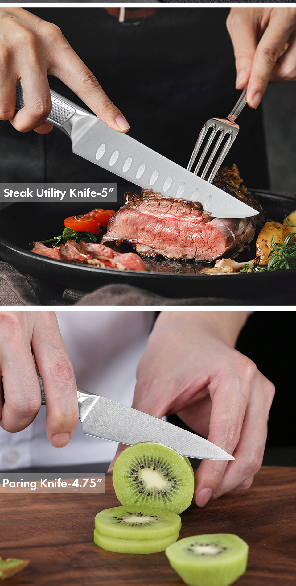 Turwho chef faca 1 peça facas de cozinha alemão 1.4116 aço inoxidável japonês kiritsuke santoku cutelo faca de corte