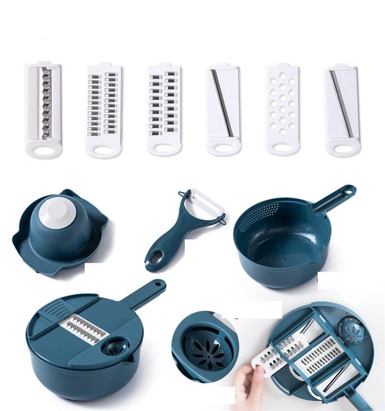 Cozinha multifuncional utensílios de salada vegetal chopper cenoura batata manual shredder cozinha cozinhar ferramentas vegetais Cozinha multifuncional utensílios de salada vegetal chopper cenoura batata manual shredder cozinha cozinhar ferramentas vegetais