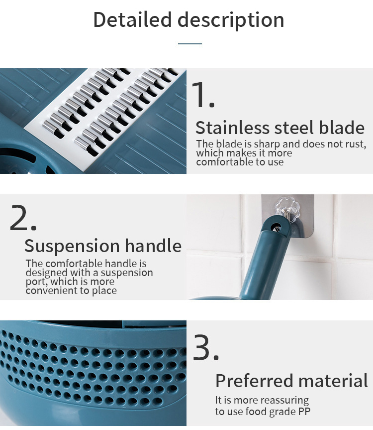 Cozinha multifuncional utensílios de salada vegetal chopper cenoura batata manual shredder cozinha cozinhar ferramentas vegetais Cozinha multifuncional utensílios de salada vegetal chopper cenoura batata manual shredder cozinha cozinhar ferramentas vegetais