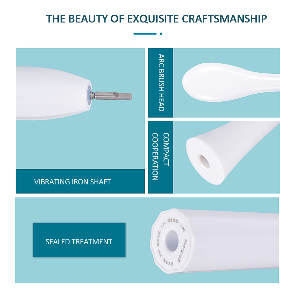 Candour cd-5168 sonic escova de dentes elétrica recarregável ipx8 à prova d15 água 15 modo usb carregador cabeças de substituição conjunto