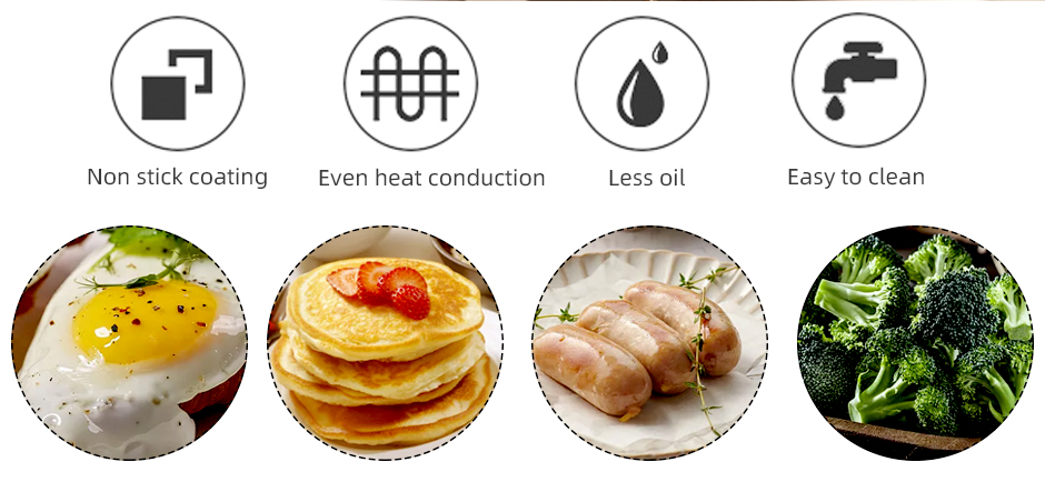 2/ 4 buracos frigideira pan preto engrossado cozinha omelete antiaderente ovo poacher panqueca crepe bife cozinhar presunto café da manhã fabricante