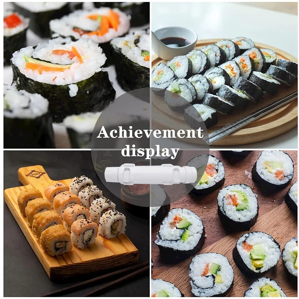 Fabricante de sushi rápido sushi bazuca japonês rolo arroz molde carne vegetal rolamento diy sushi que faz a máquina cozinha sushi ferramenta