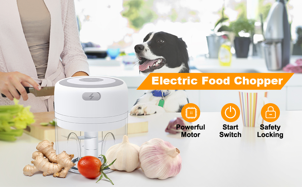 100/250ml mini elétrico alho chopper vegetal pimenta carne gengibre masher máquina resistente durável usb carregamento liquidificadores cozinha