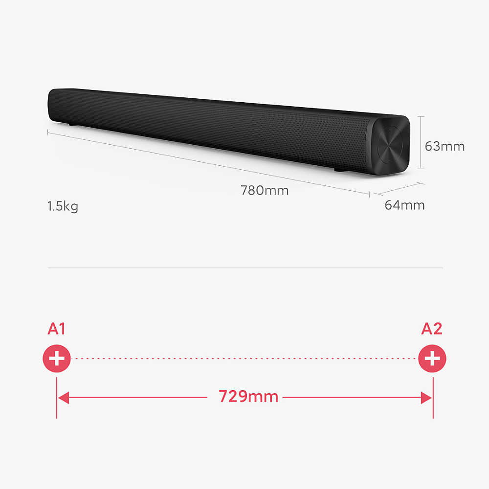 Redmi tv speaker bt tv estéreo soundbar aux 3.5mm com fio bt5.0 sem fio de áudio home theater tv speaker parede-montagem 30w 220v