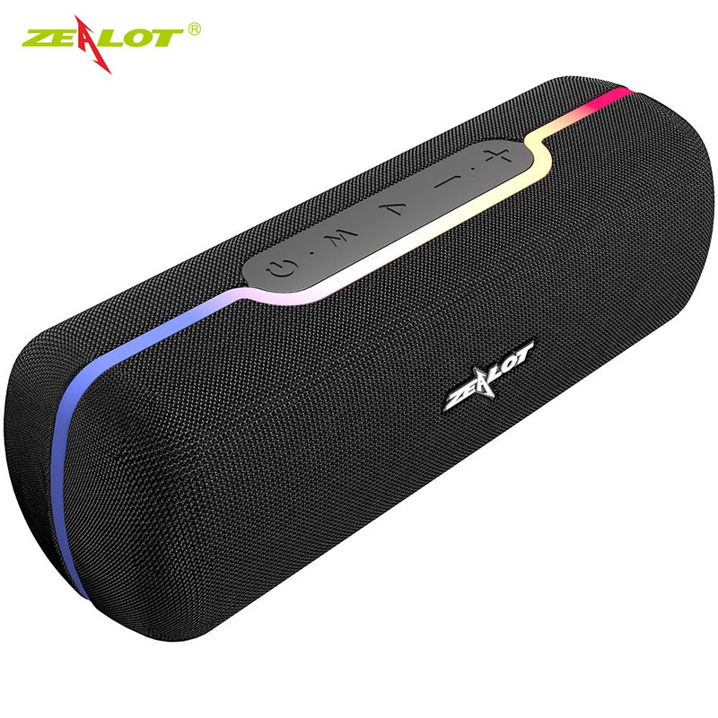 Zealot s53 mini bluetooth speaker portátil sem fio coluna à prova d' água hifi lossless qualidade de som estéreo subwoofer altifalante