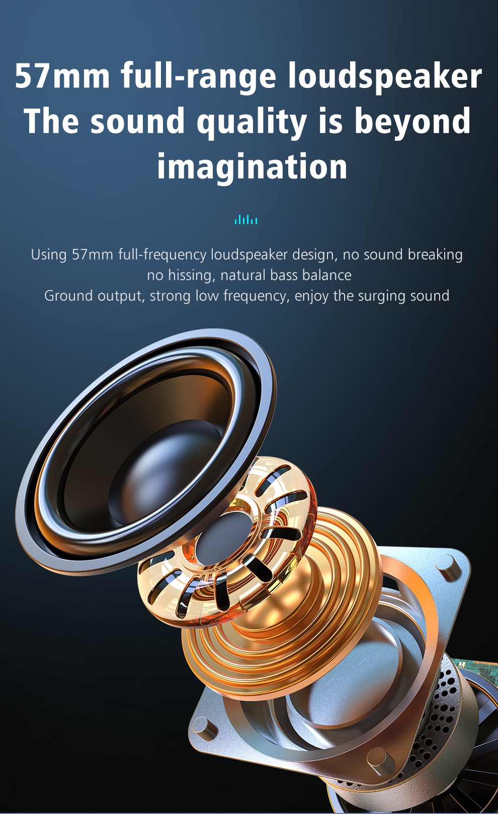 Zealot s53 mini bluetooth speaker portátil sem fio coluna à prova d' água hifi lossless qualidade de som estéreo subwoofer altifalante