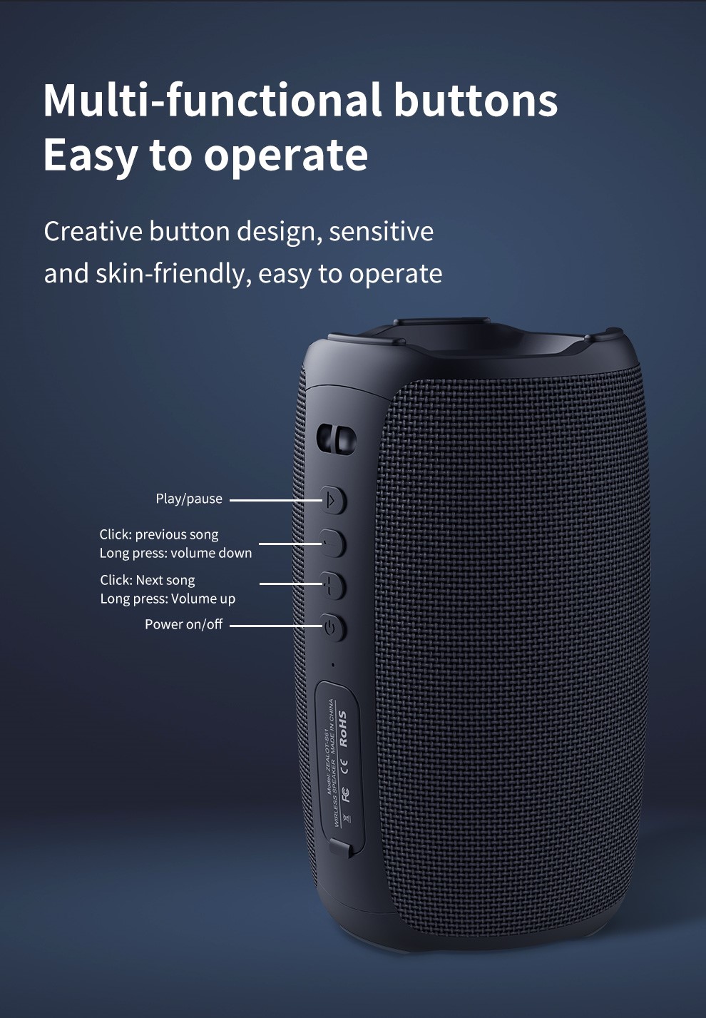 Zealot s61 bluetooth speaker