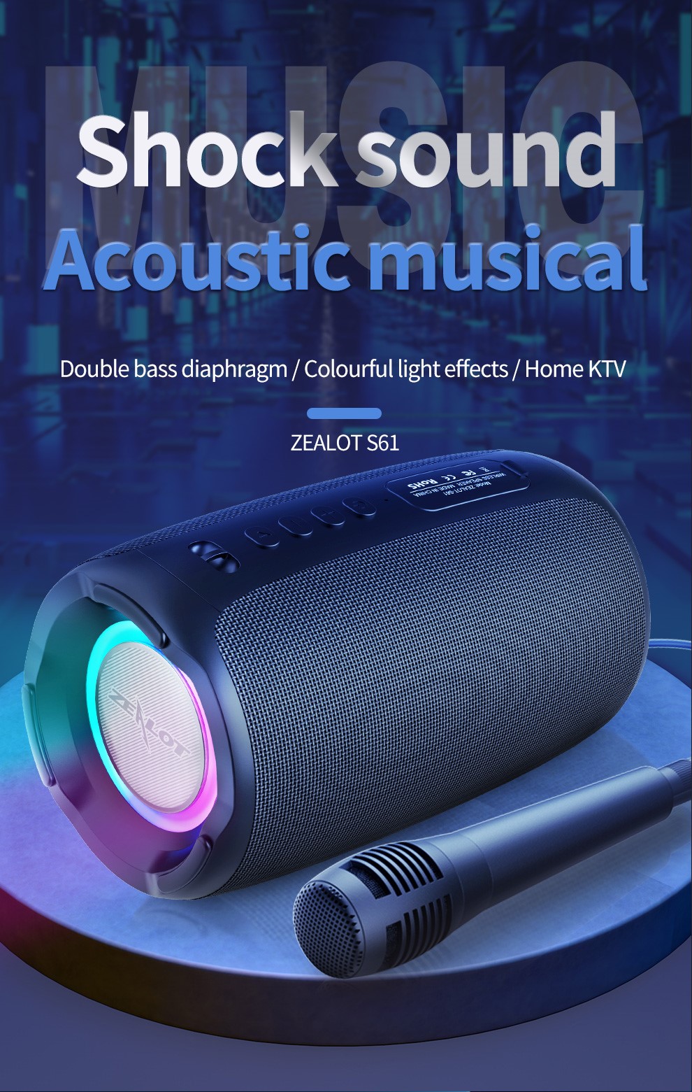 Zealot s61 bluetooth speaker
