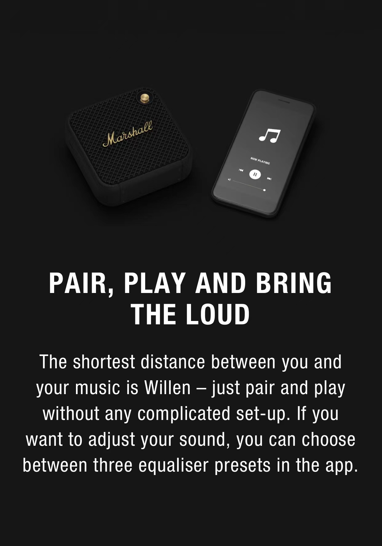 Original marshall willen alto-falante Original marshall willen alto-falante