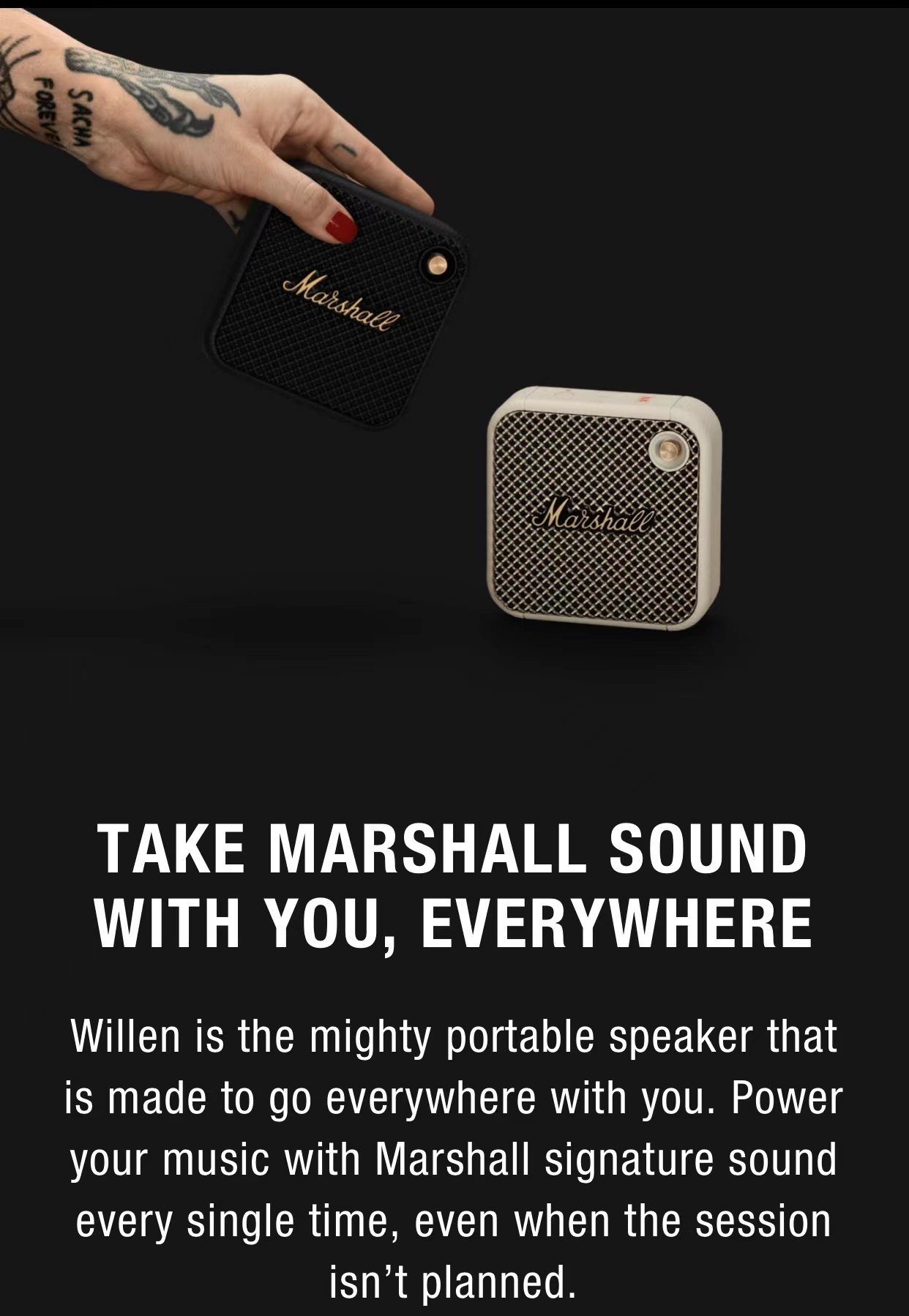 Original marshall willen alto-falante Original marshall willen alto-falante