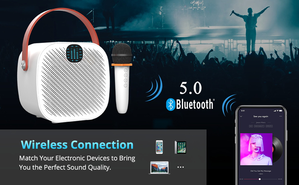 Bestisan portátil karaoke