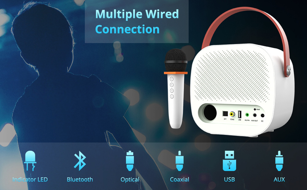 Bestisan portátil karaoke