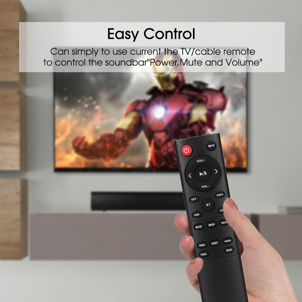 60w soundbar alto-falante hifi 2.0