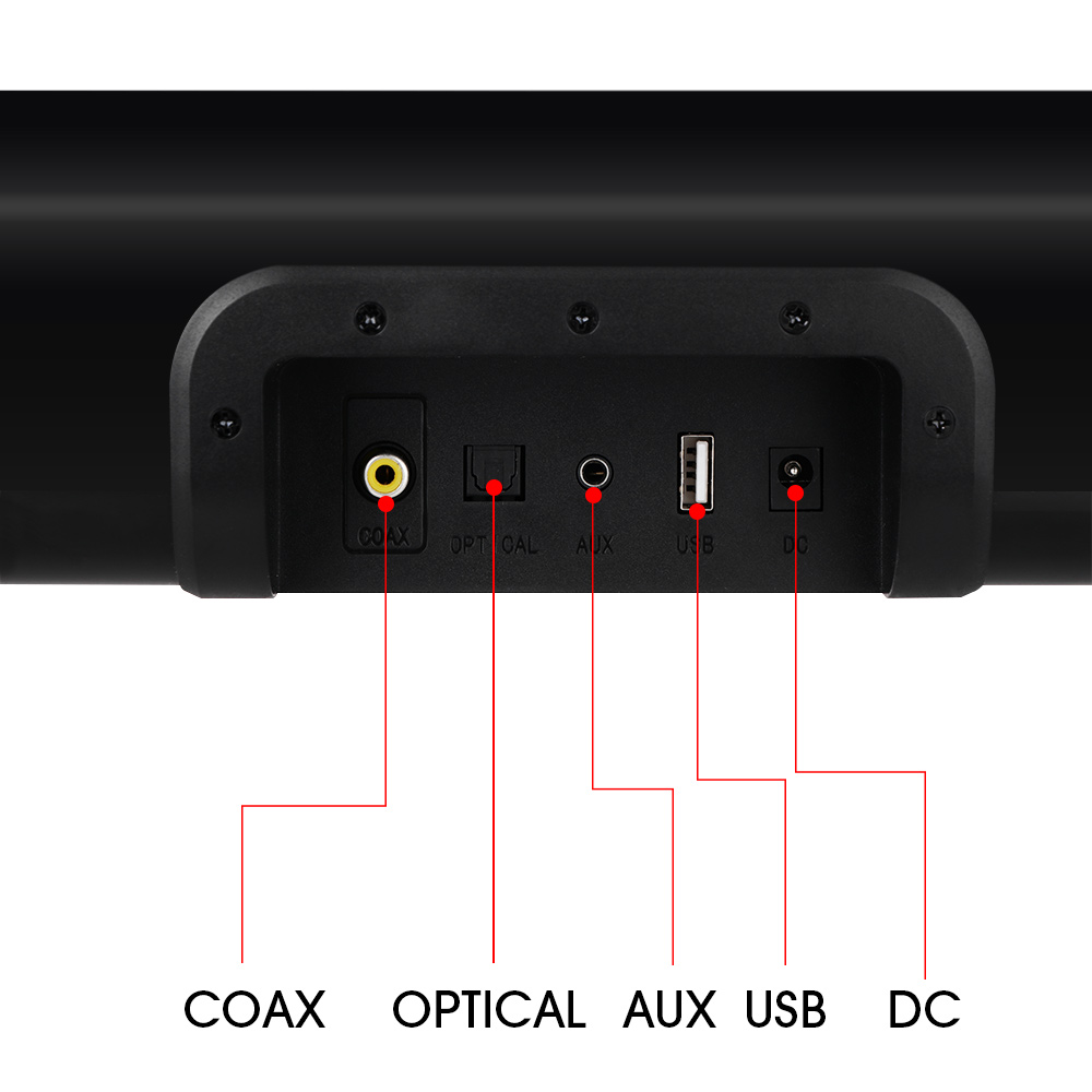 60w soundbar alto-falante hifi 2.0