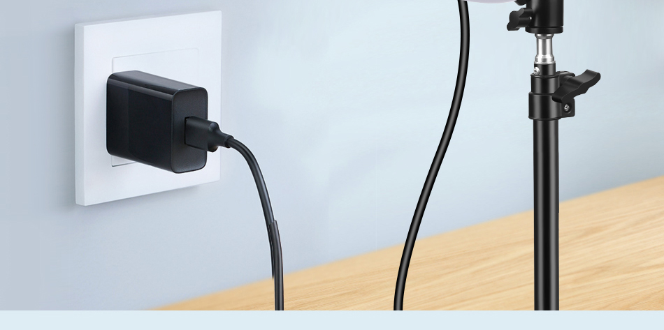 Anel selfie luz fotografia led borda da lâmpada com suporte móvel opcional montagem tripé ringlight para transmissão de vídeo ao vivo