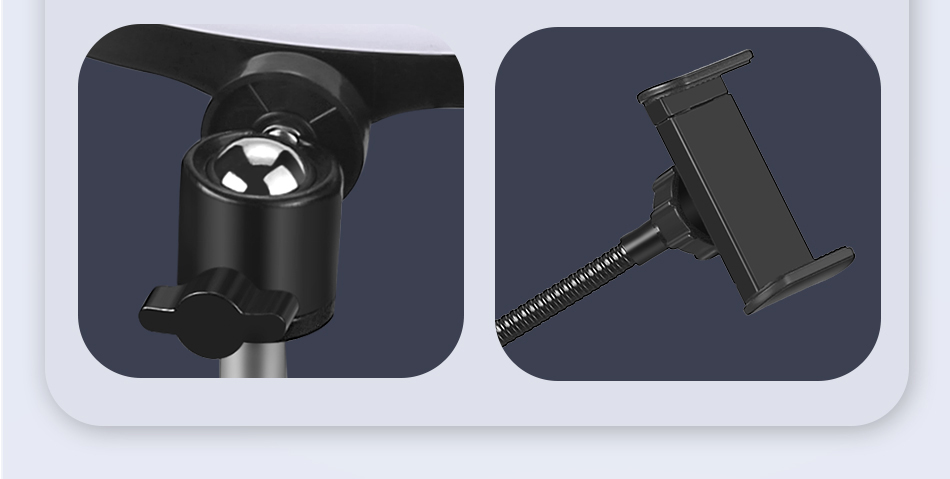 Anel selfie luz fotografia led borda da lâmpada com suporte móvel opcional montagem tripé ringlight para transmissão de vídeo ao vivo